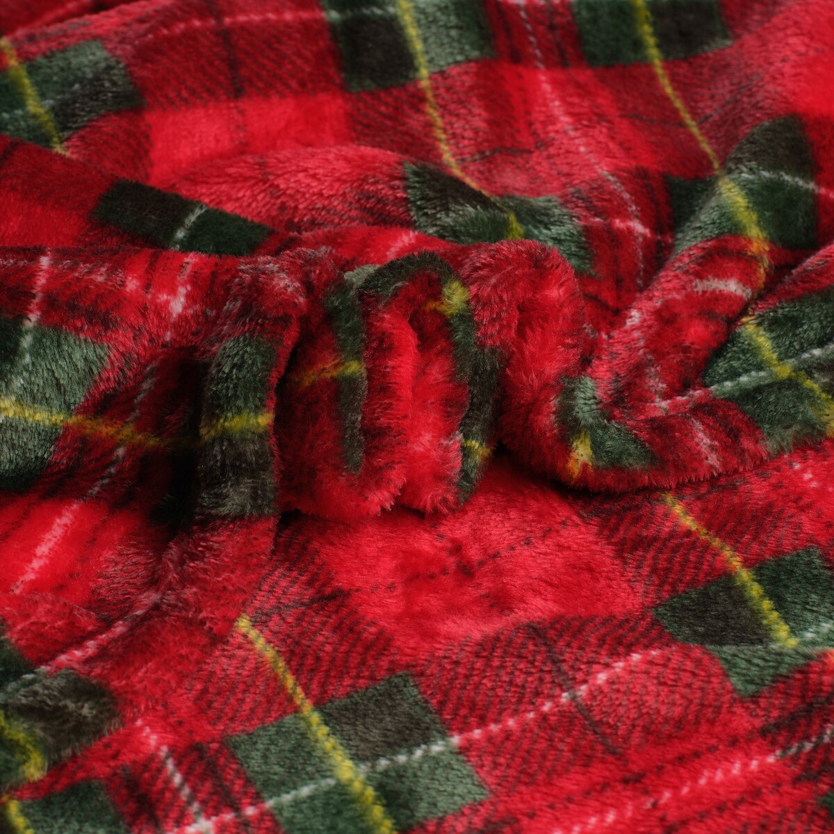 Drukowany koc Coscaro 150x200 cm w kratę