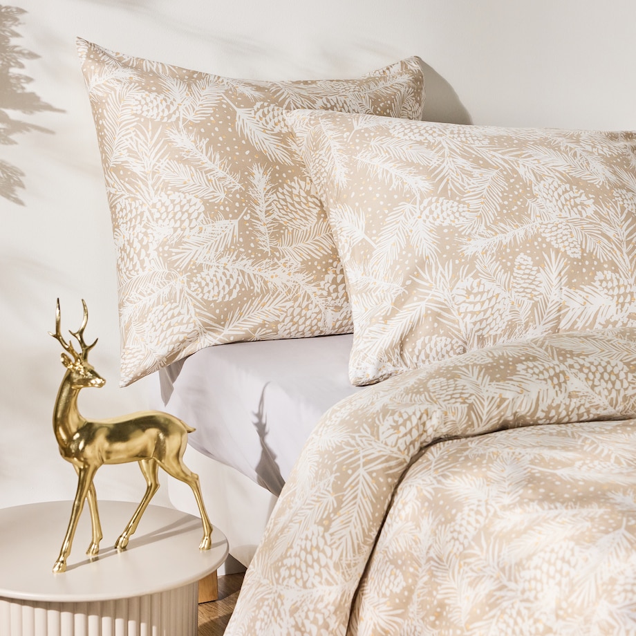 Komplet pościeli z bawełny satynowej Nemodia 200x220 cm z 2 poszewkami 70x80