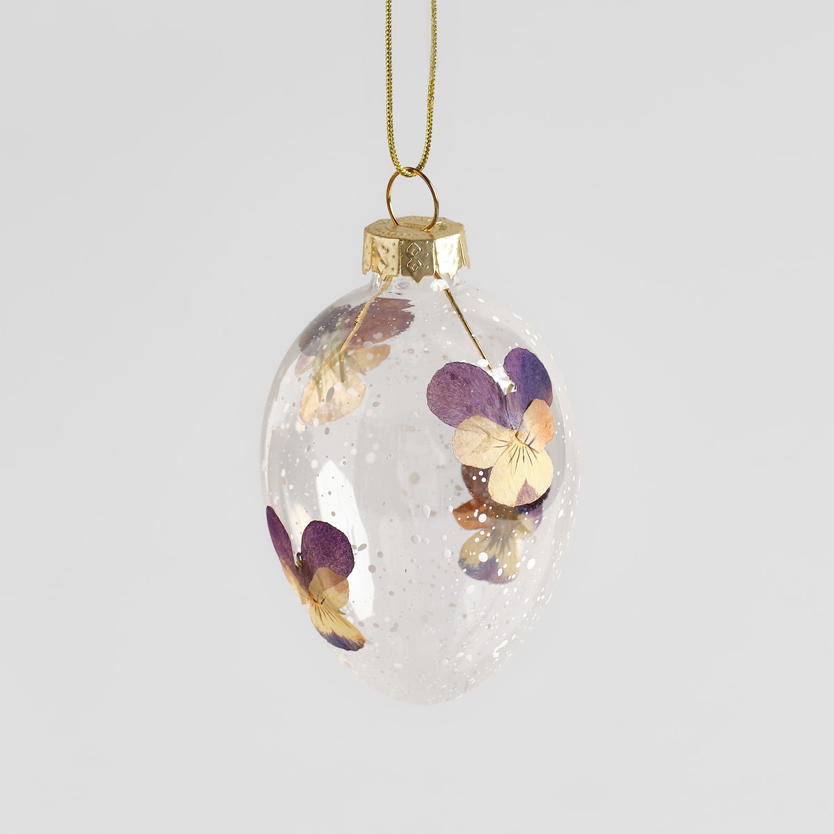 Dekoracja Wisząca Pansy z motywem jajka