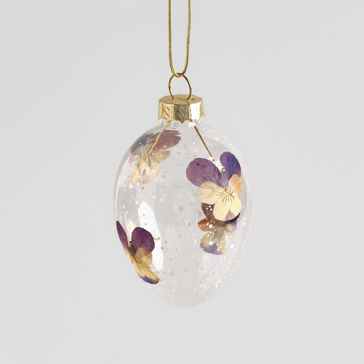 Dekoracja Wisząca Pansy z motywem jajka