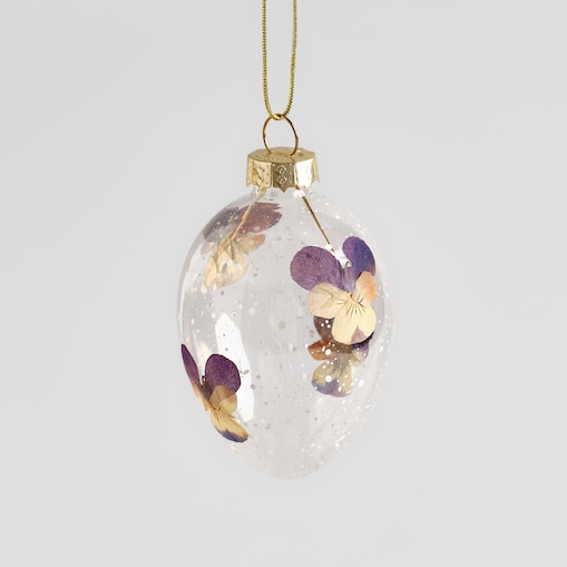 Dekoracja Wisząca Pansy z motywem jajka