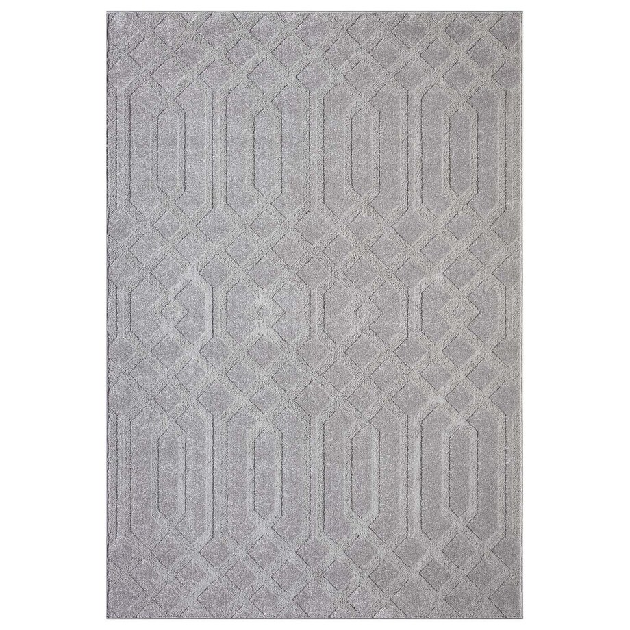 Dywan nowoczesny skandynawski high low Flaire 1380 szary 200x290