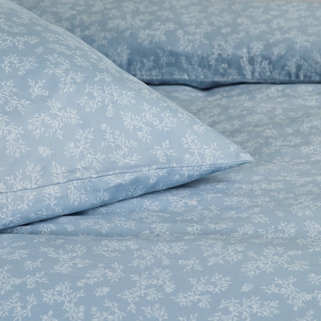 Pościel z bawełny satynowej Rosmarin 160x200 cm z motywem roślinnym