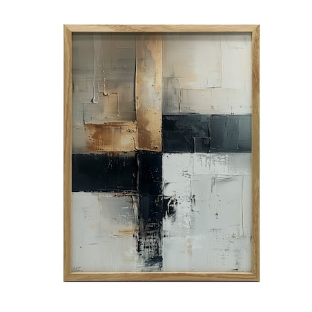 Stylowy Minimalizm, 50x70 cm, rama drewniana jasny dąb, papier matowy 230 gsm