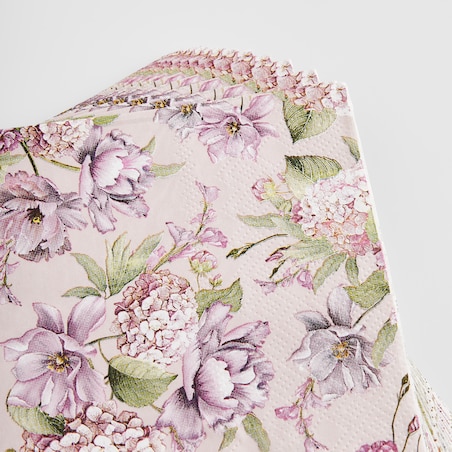 Komplet Serwetek Tensianis z motywem kwiatowym