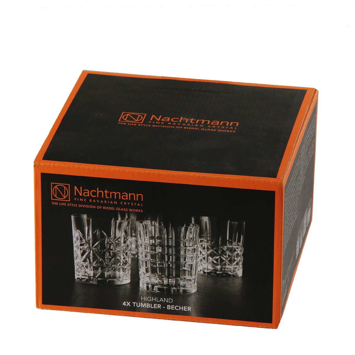 Komplet 4 Szklanek Do Whisky Highland