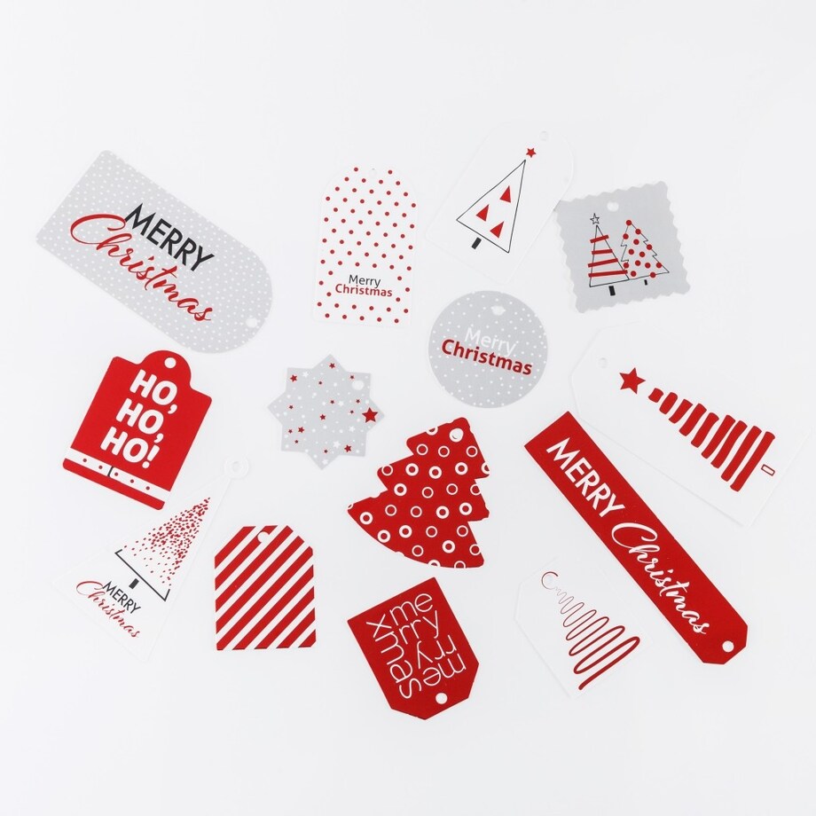 Komplet 14 Zawieszek Na Prezenty Gift
