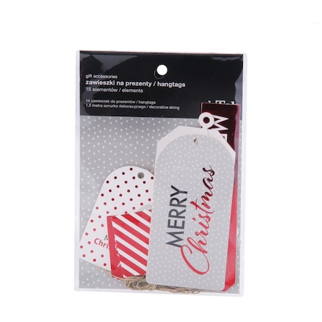 Komplet 14 Zawieszek Na Prezenty Gift