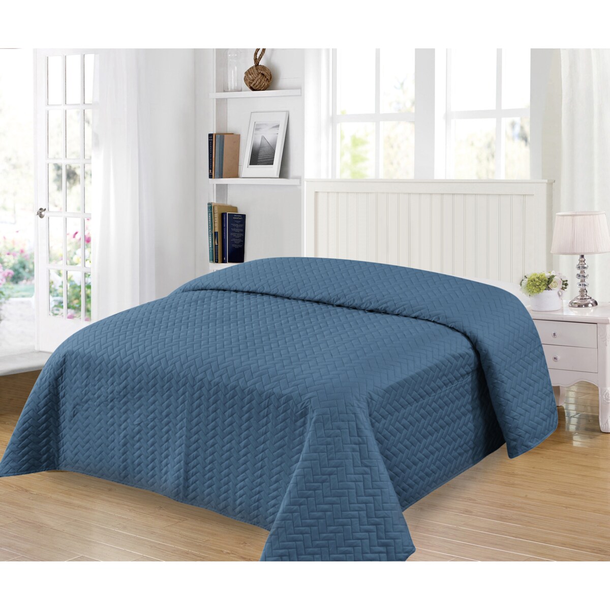 Jednokolorowa narzuta na łóżko Twist 170x210 cm