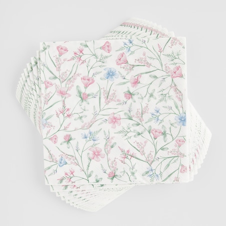 Komplet Serwetek Kiros z motywem kwiatowym