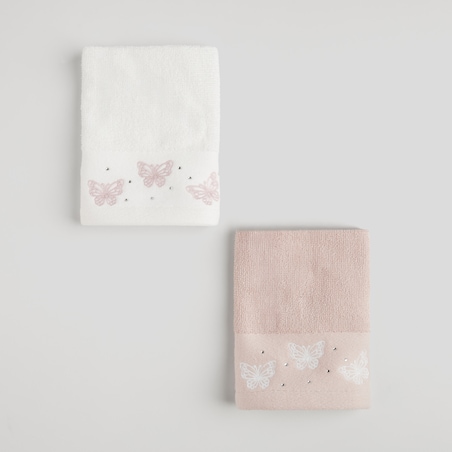 Komplet 2 szt. ręczników do twarzy lub do rąk Papillo 30x30 cm