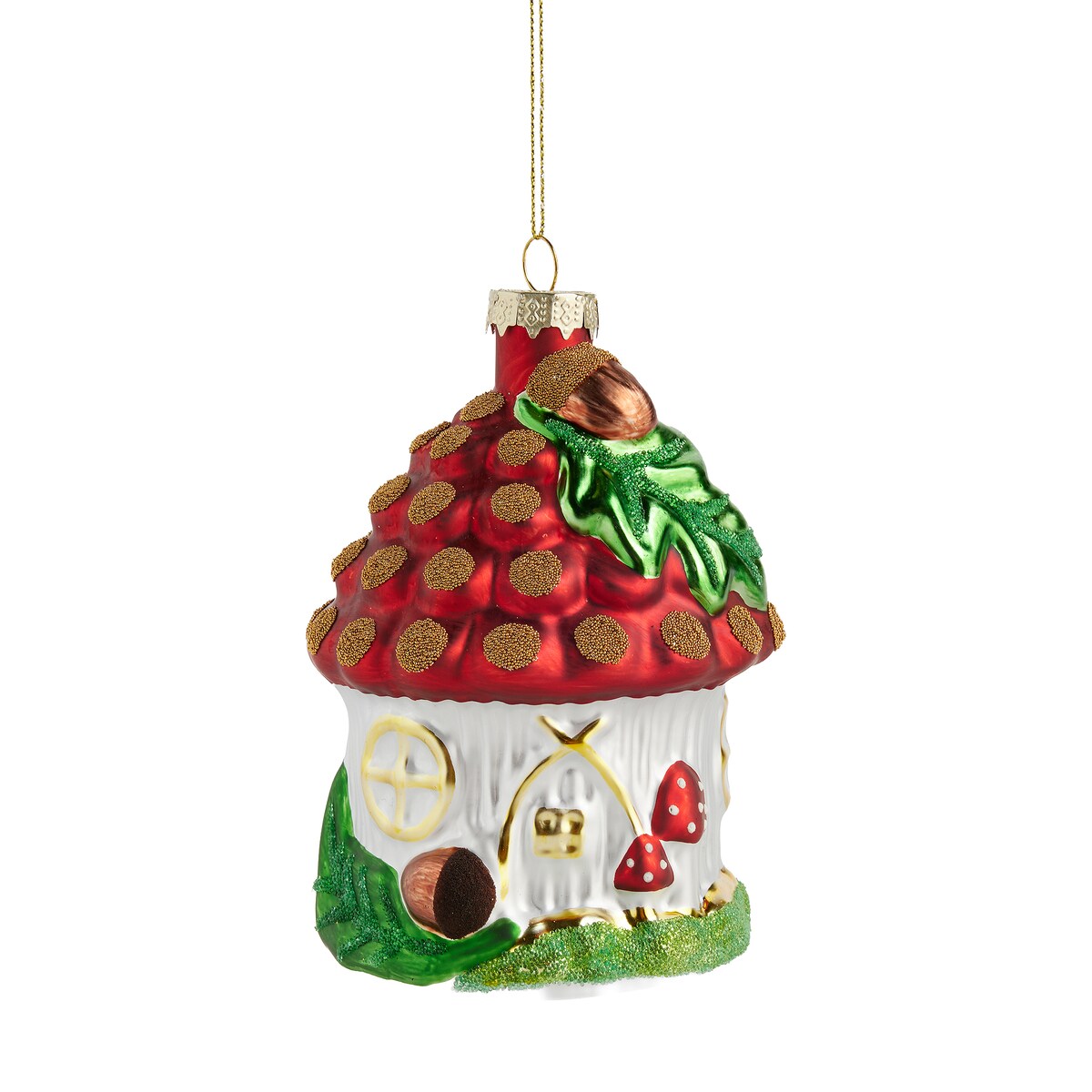 Bombka szklana Sveppo z motywem domku