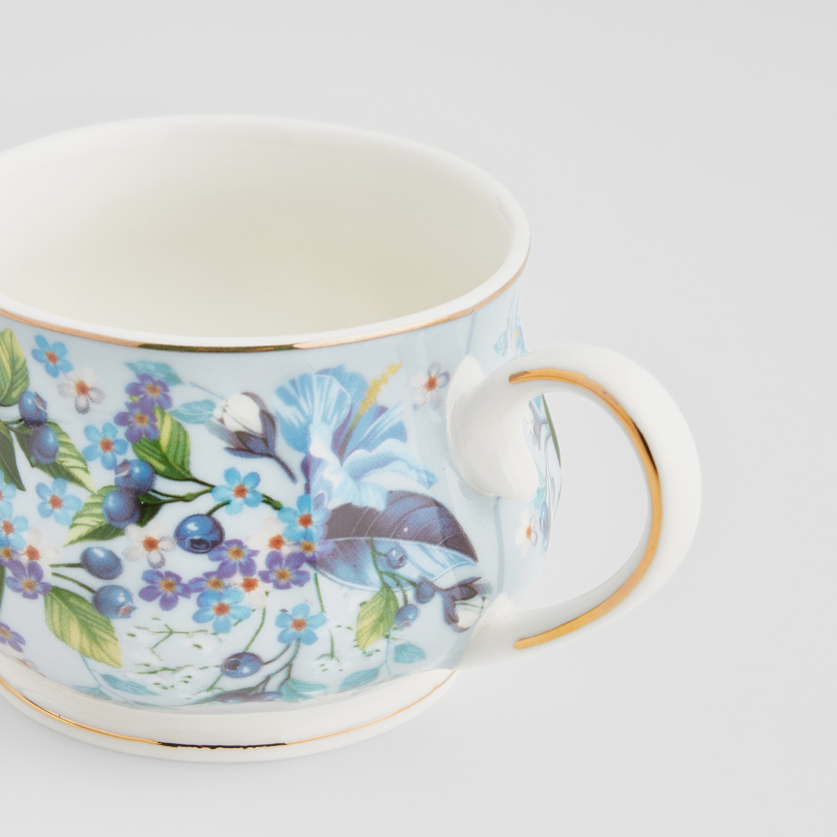 Filiżanka Ze Spodkiem Lemondi z motywem owoców