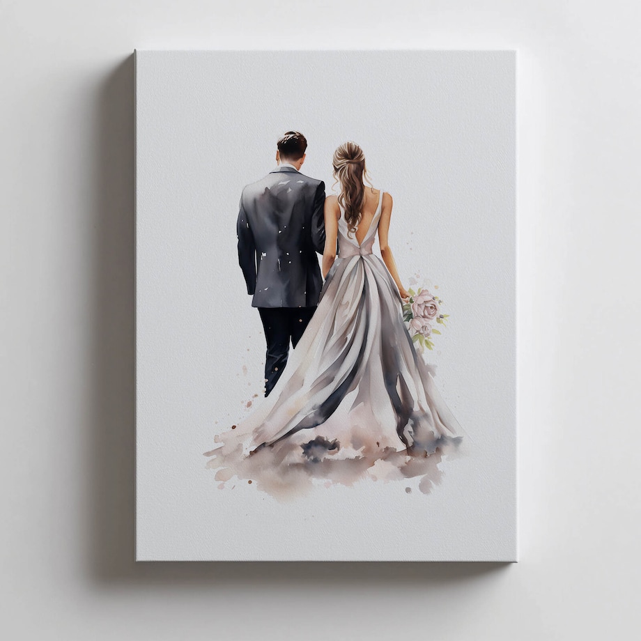 Idąc Ku Miłości, 50x70 cm, bez ramy, płótno premium na blejtramie