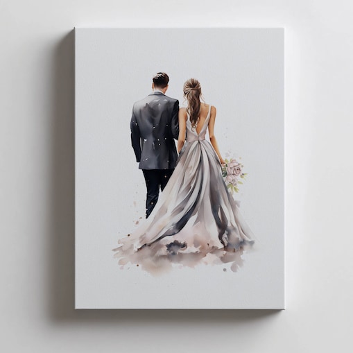 Idąc Ku Miłości, 50x70 cm, bez ramy, płótno premium na blejtramie