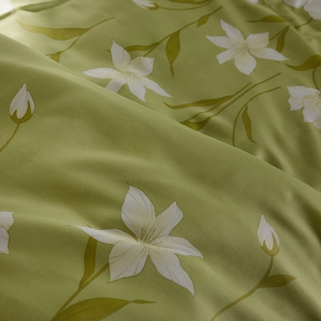 Pościel z bawełny satynowej Senito 160x200 cm z motywem kwiatowym