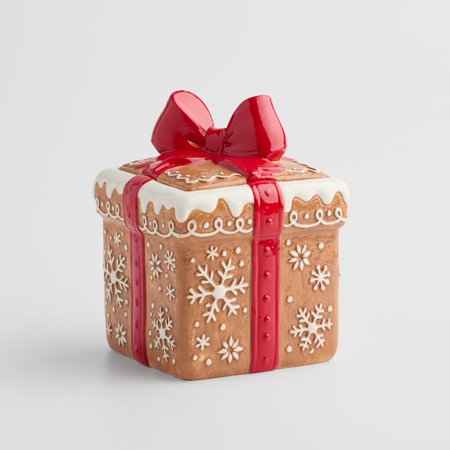 Pojemnik Gingerbox z motywem śnieżynki