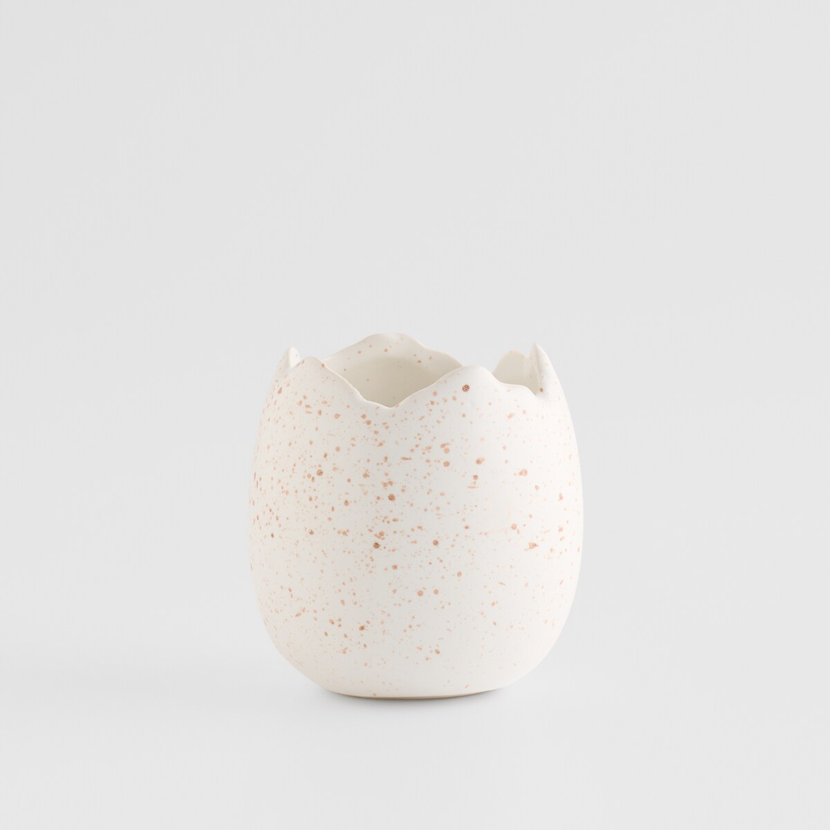 Świeca Eggshello z motywem skorupki