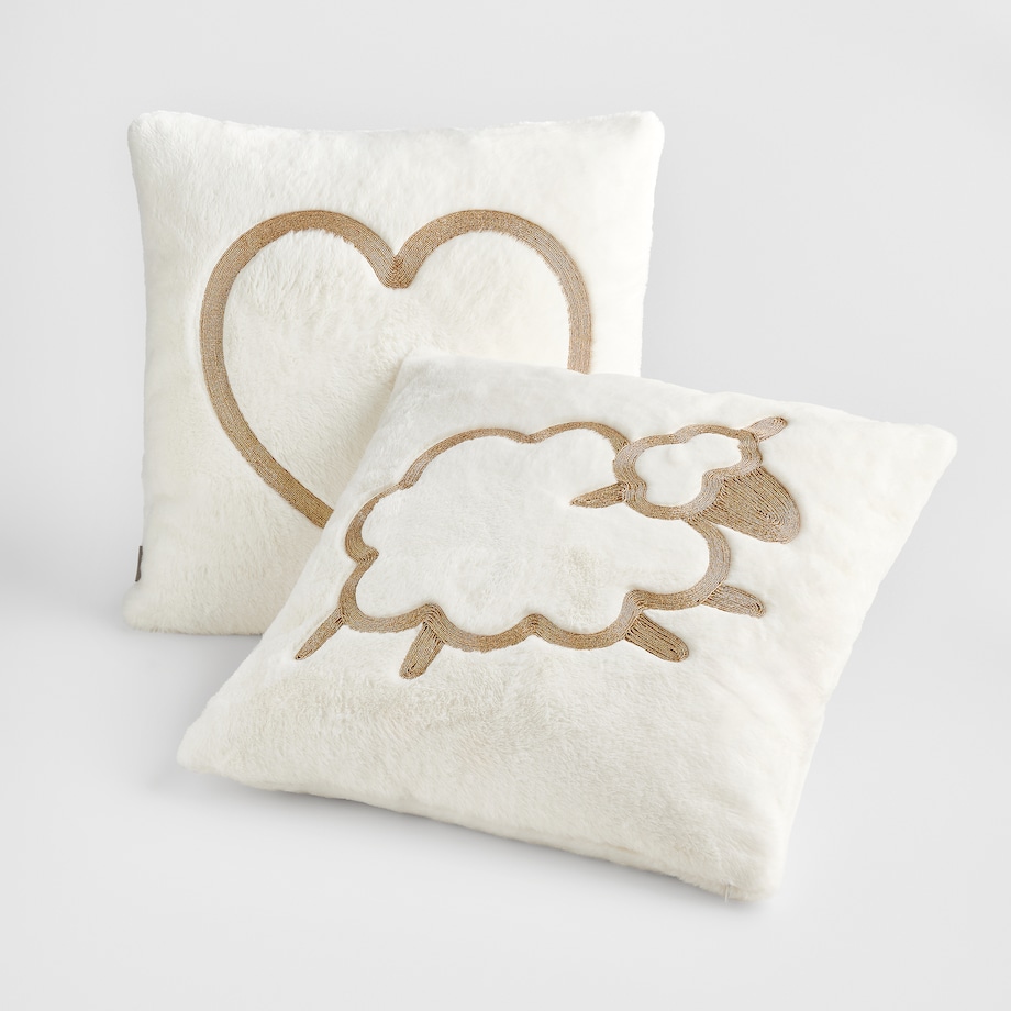 Poszewka Haftowana Sheepster 45x45 cm z motywem baranka