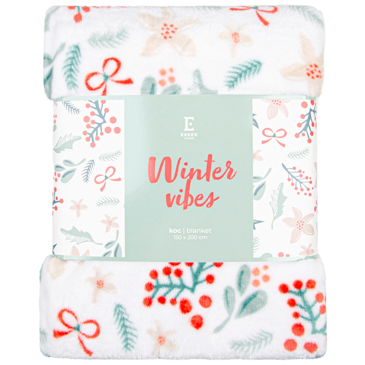 Drukowany koc Winter Vibes 150x200 cm