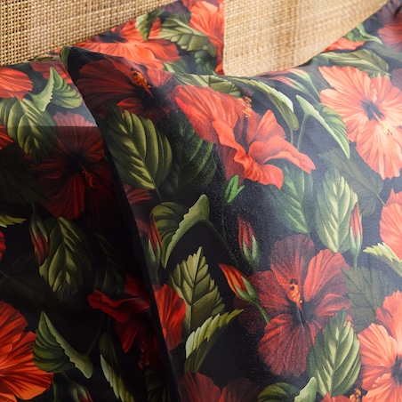 Pościel z bawełny satynowej Akaia 160x200 cm z motywem kwiatowym