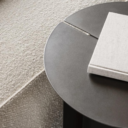 Stolik ORU, 47 cm, burned metal