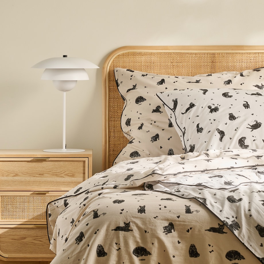 Pościel Bawełniana Fafik 140x200 cm z motywem zwierzęcym