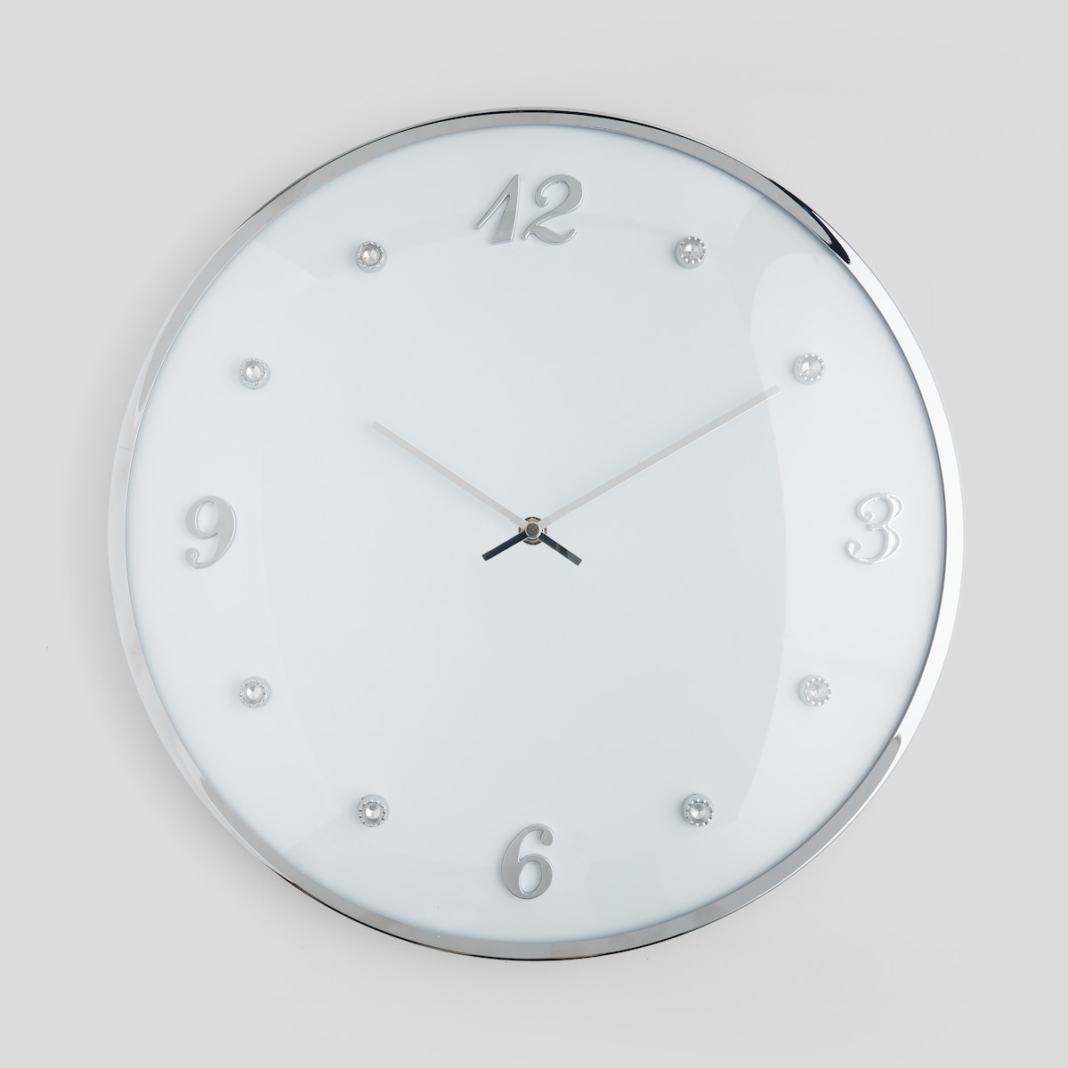 Elegancki zegar ścienny diamondo z kryształkami ø 40 cm