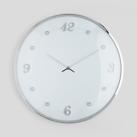 Elegancki zegar ścienny diamondo z kryształkami ø 40 cm