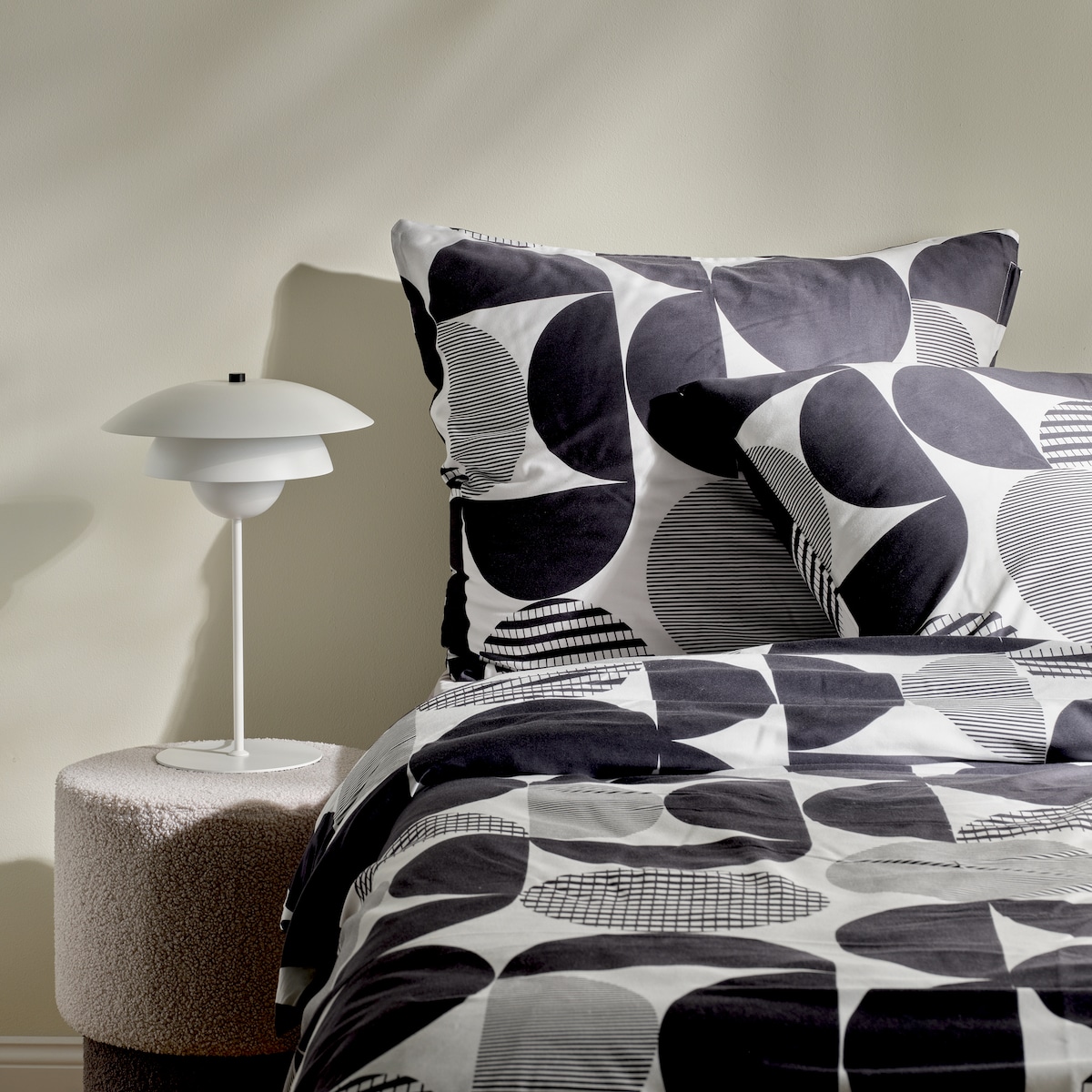 Pościel z bawełny satynowej Kasjoz 200x220 cm