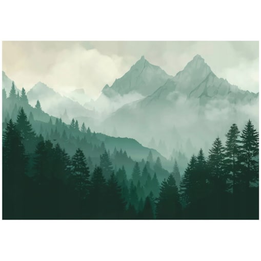 Fototapeta Do Sypialni Salonu Na Flizelinie Las Natura Zielony 400x280