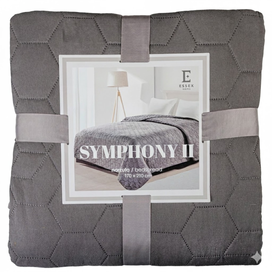 Jednokolorowa narzuta na łóżko Symphony II 170x210 cm