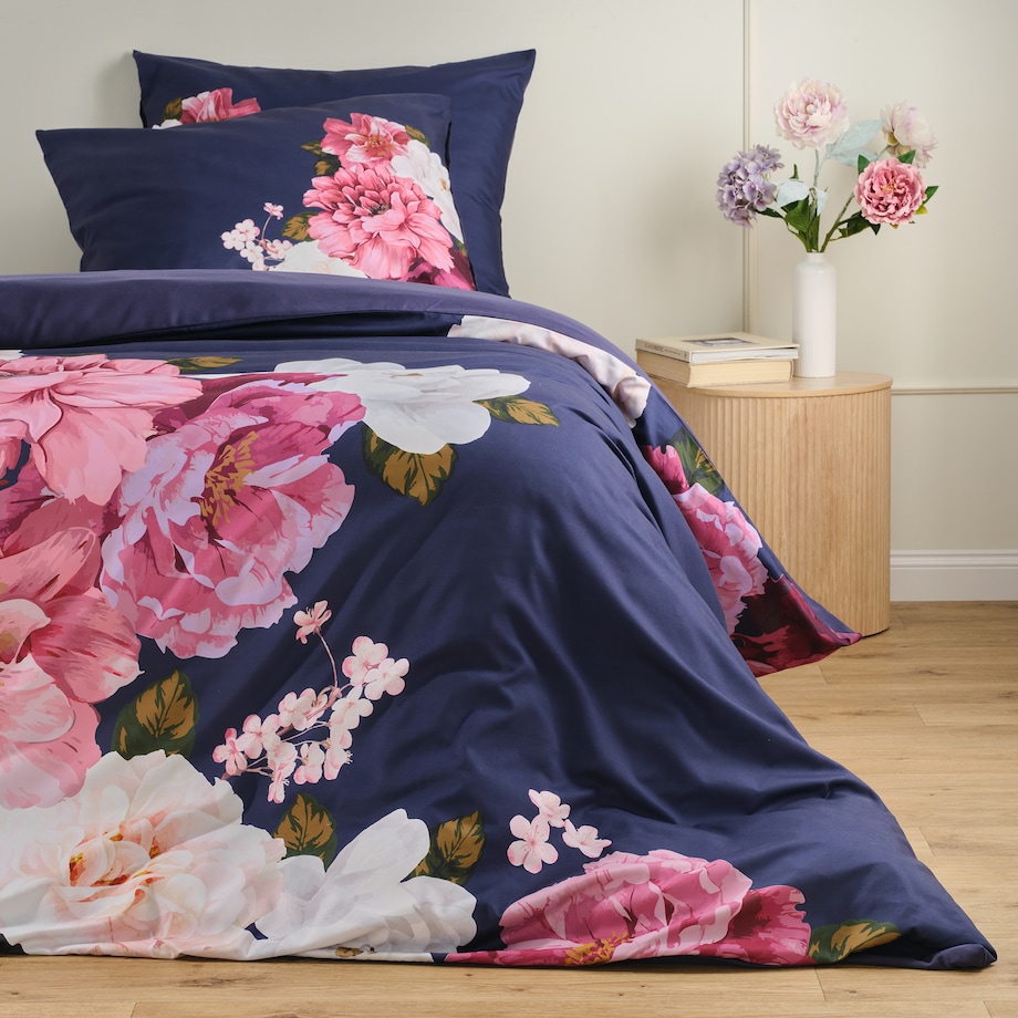 Pościel Z Mikrofibry Merdolo 200x220 cm z motywem kwiatowym