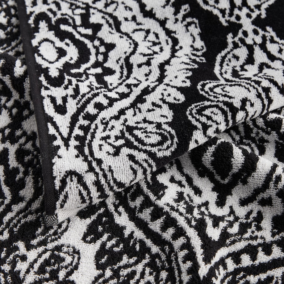 Ręcznik żakardowy Beskar 70x130 cm z motywem arabeski