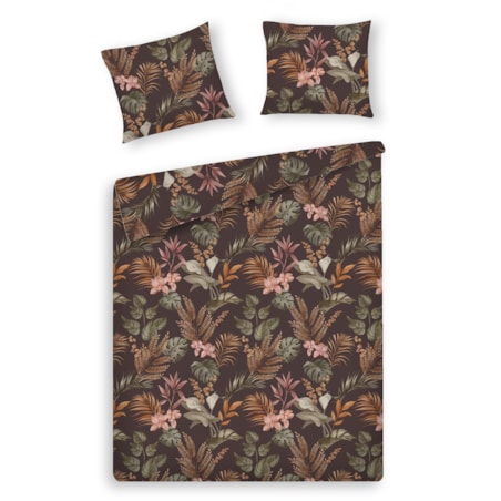Pościel z bawełny satynowej Orchidea 200x220 cm