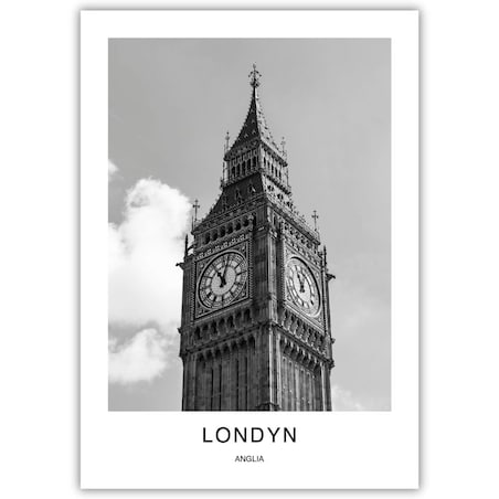 plakat londyn 30x40
