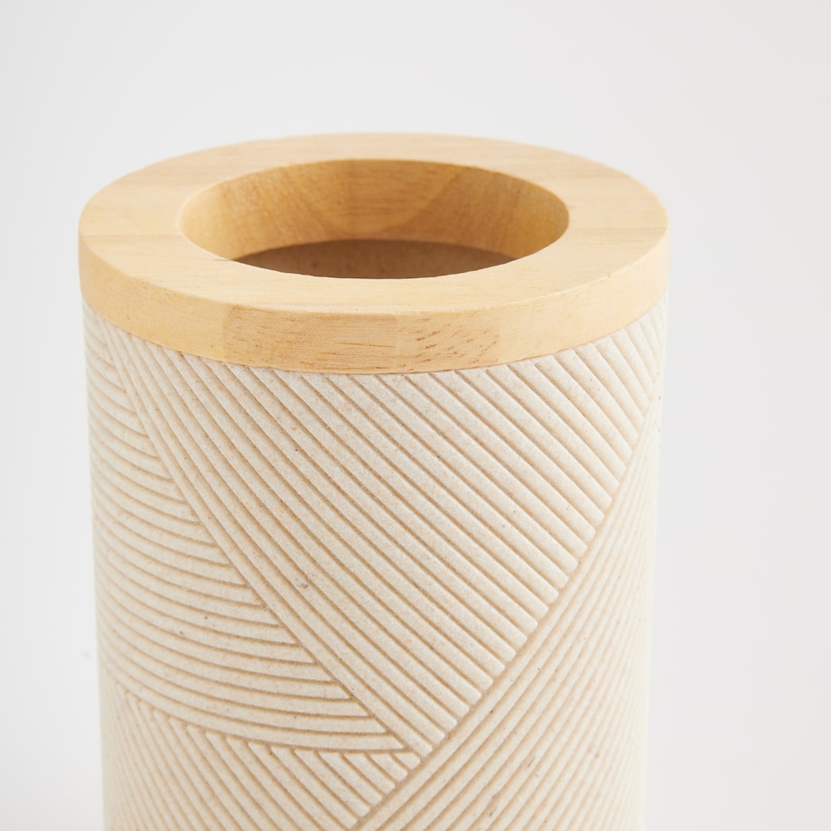 Kubek Łazienkowy Ravanna z motywem geometrycznym