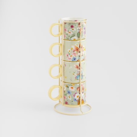 Komplet Kubków Emi z motywem królika