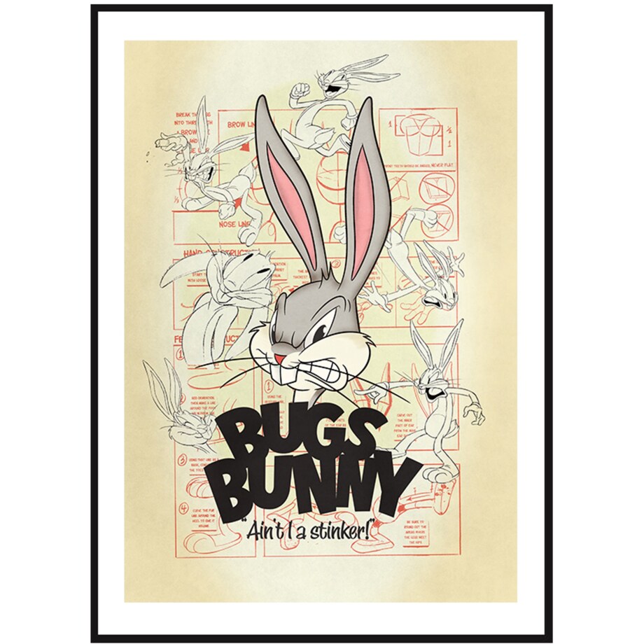 Poster Story, Plakat, Obraz - Looney Tunes - Bugs Bunny
