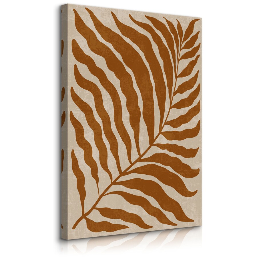 Obraz Brązowy Suszony Liść Palmy 80x120cm