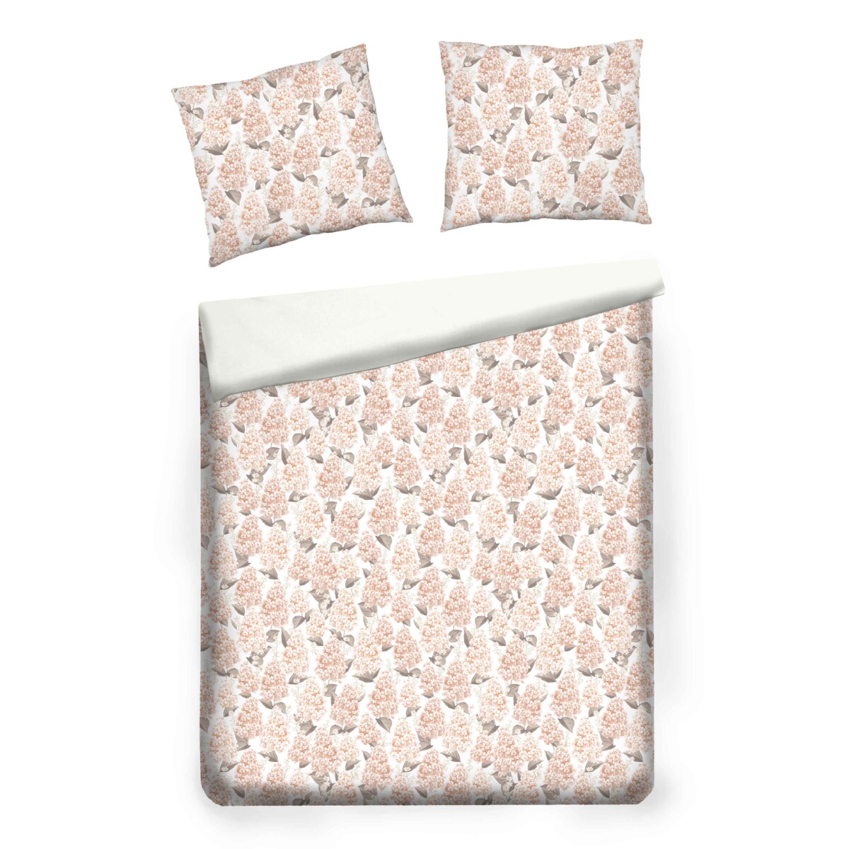 Pościel z bawełny satynowej Amberbloom 160x200 cm z motywem kwiatowym