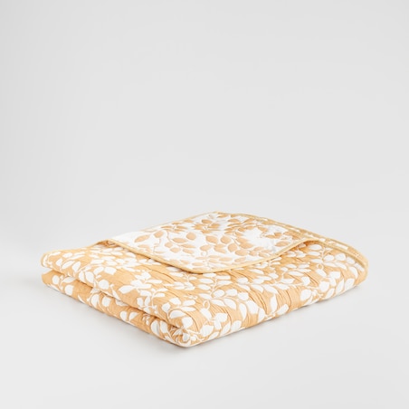 Narzuta Z Bawełną Blaterra 200x220 cm z motywem liści