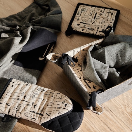 Komplet Ścierek Firo 45x65 cm z motywem kulinarnym