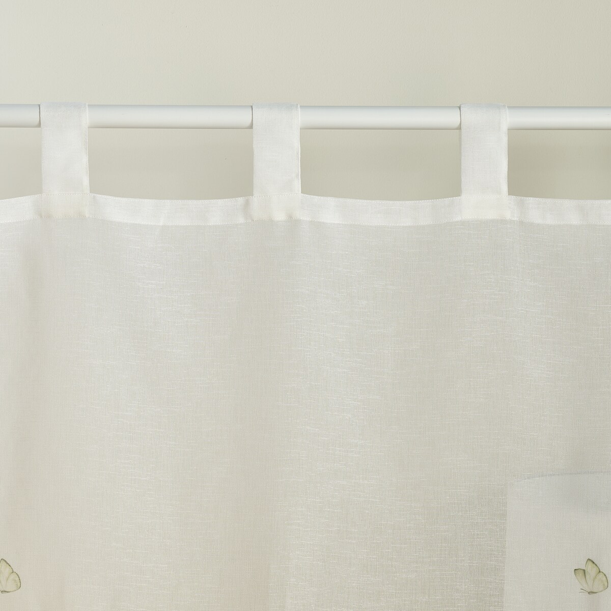 Firana Koperino 140x250 cm z motywem kwiatowym