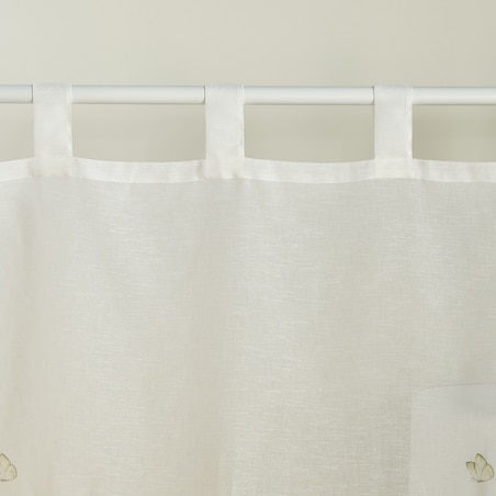 Firana Koperino 140x250 cm z motywem kwiatowym