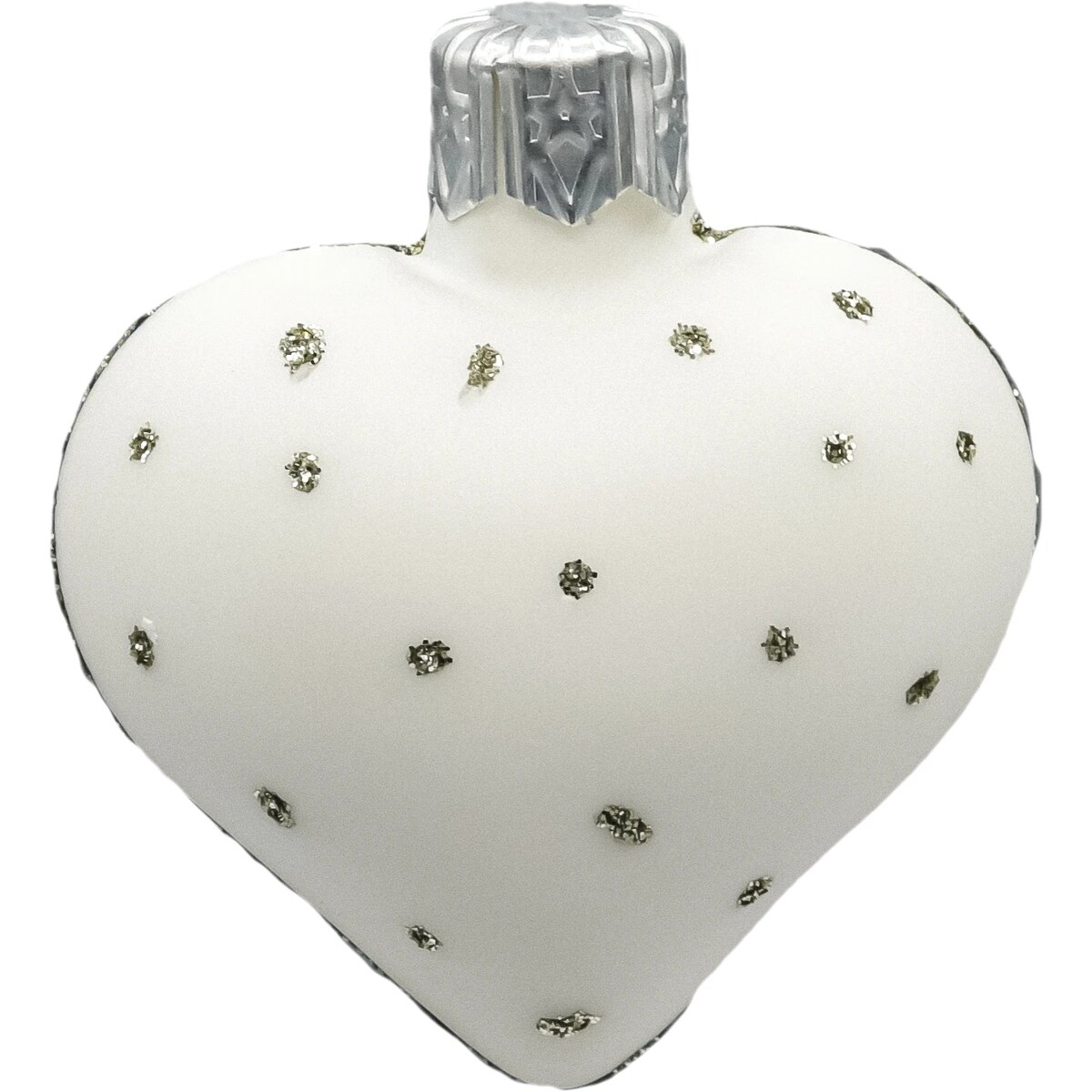 Bombka choinkowa: Serduszko z kropeczkami