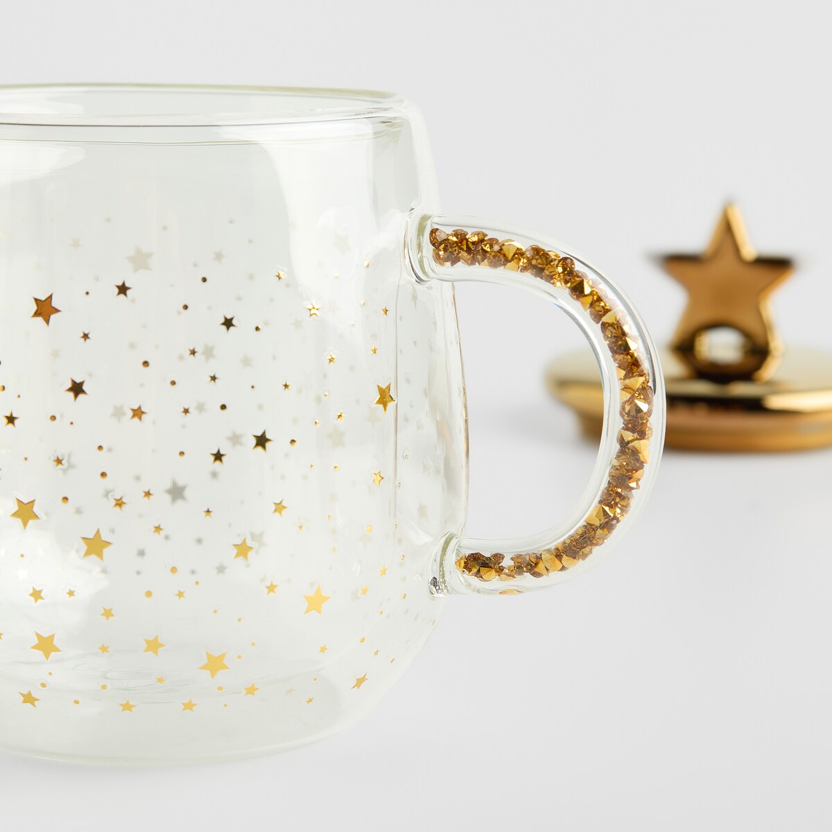 Szklanka Starios z motywem gwiazdy