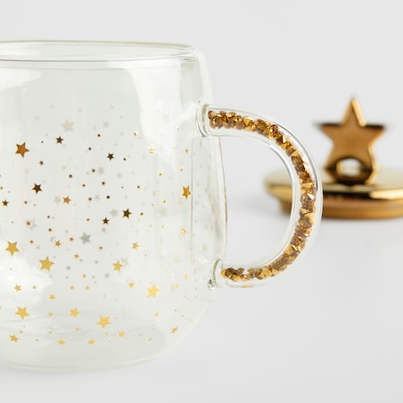 Szklanka Starios z motywem gwiazdy