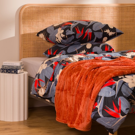 Jednokolorowy koc Grenland VII 200x220 cm