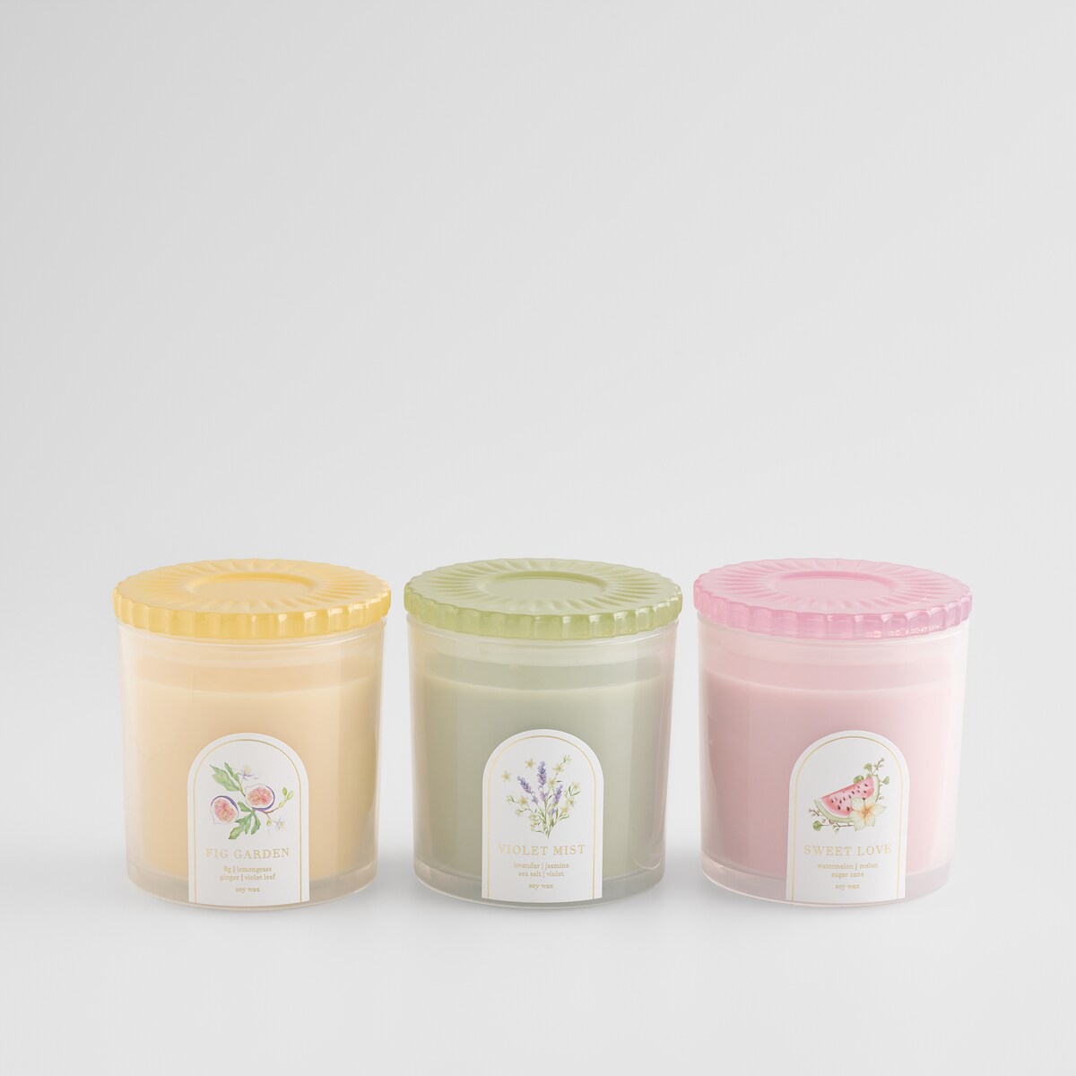 Świeca Zapachowa Bloomis z motywem kwiatowym